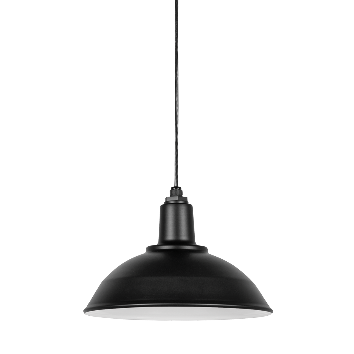 Tahoe Pendant Light by Troy RLM Lighting - Matte Black Aluminum, Dimmable, UL Wet Rated, 100W Max
