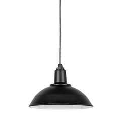 Tahoe Pendant Light by Troy RLM Lighting - Matte Black Aluminum, Dimmable, UL Wet Rated, 100W Max