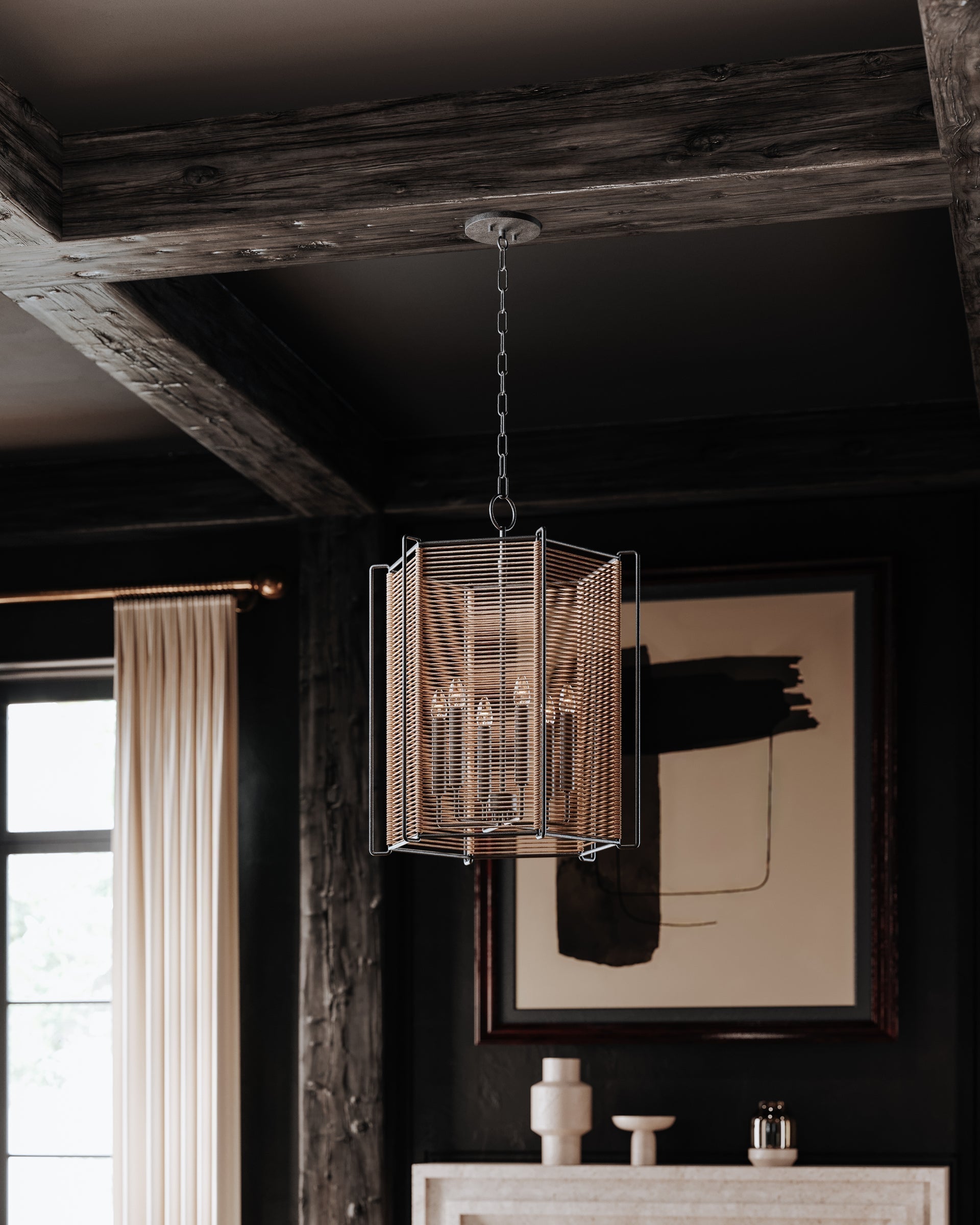 Ramon Large Lantern - Troy Lighting