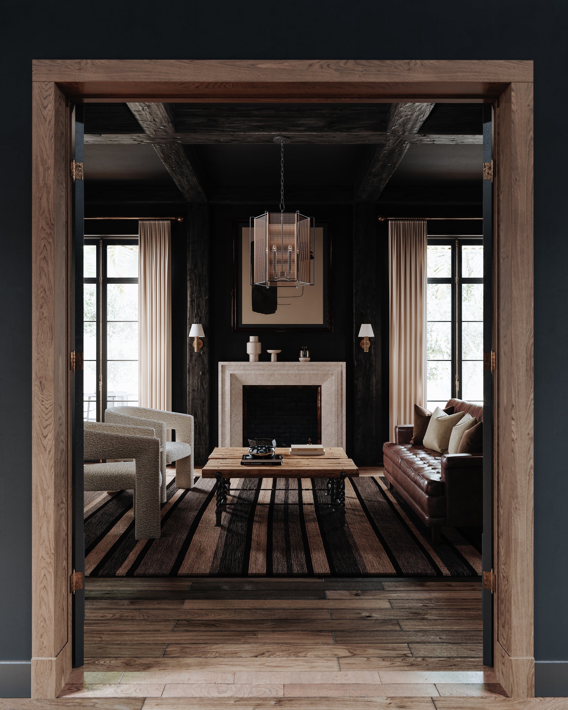 Ramon Large Lantern - Troy Lighting