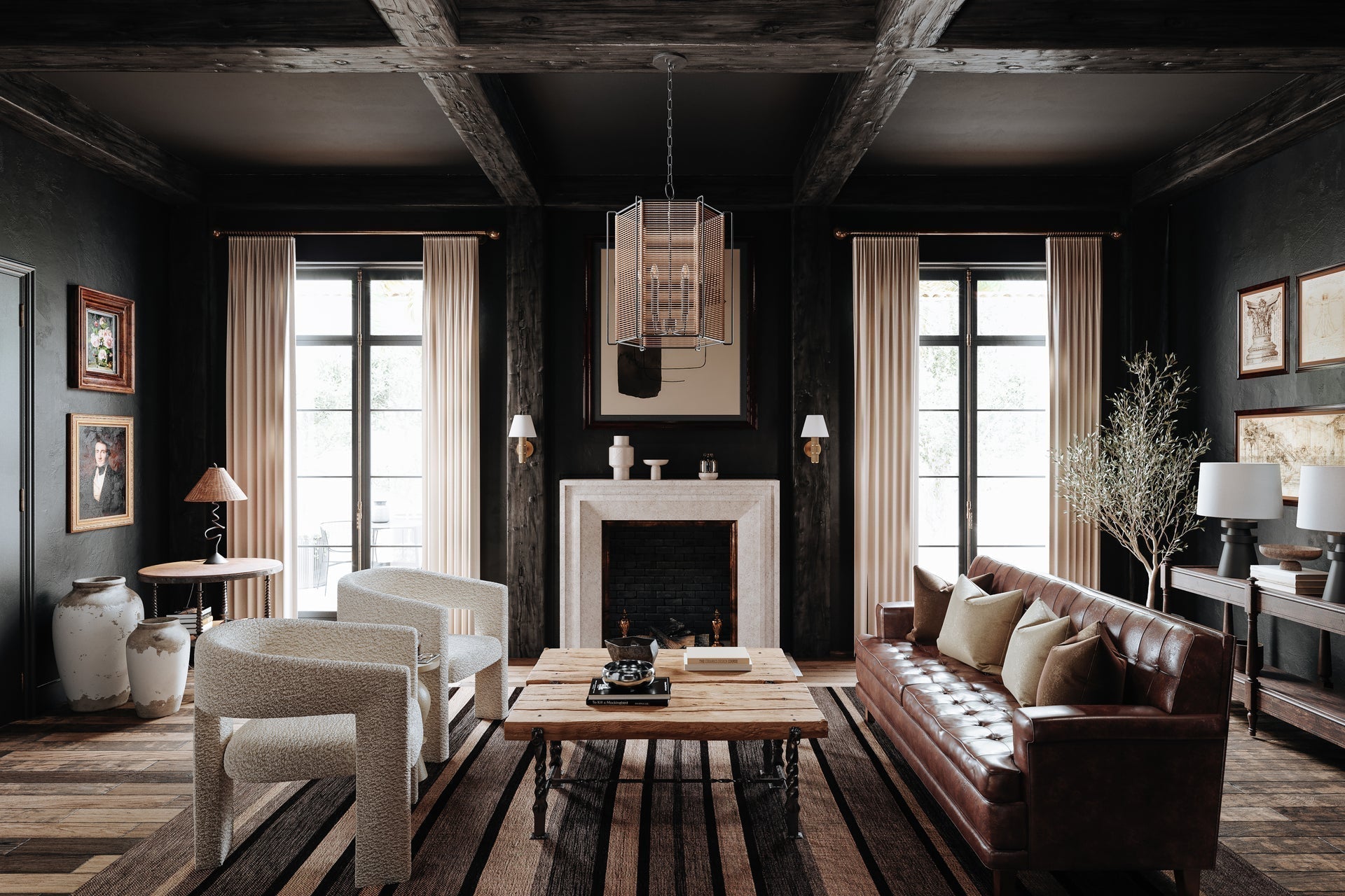 Ramon Large Lantern - Troy Lighting
