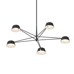 Ray 5-Light Chandelier by SONNEMAN - Modern Geometric Design, Energy-Efficient LED, Dimmable Lighting