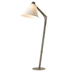 Hubbardton Forge Reach Floor Lamp 232860 with Dimmable Functionality & Versatile Design in Flax Shade