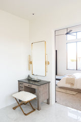 Red Hook Sconce 2-Light by Hudson Valley Lighting in Aged Brass & Old Bronze, Dimmable, Industrial Elegance