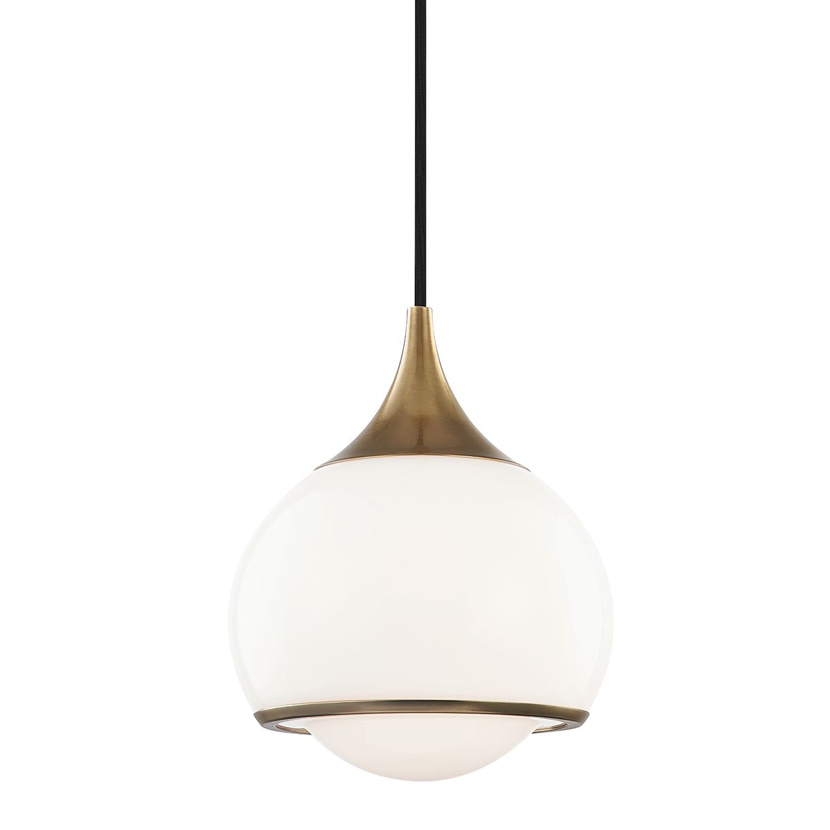 Reese Pendant Light by Mitzi - Adjustable 12" to 139" Height, Opal Glass Shade, Multiple Finishes