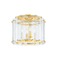 Rio Ceiling Light by Corbett Lighting, 4-Bulb Dimmable Fixture with Hand-Blown Piastra Glass Shade