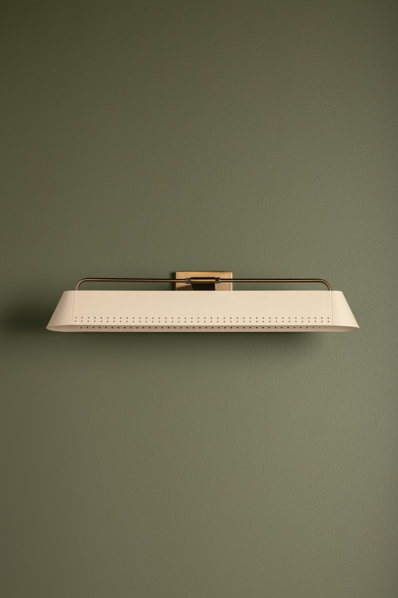 Rowan Large Picture Light by Troy Lighting, Dimmable, Contemporary Design, Soft Sand Finish, 25"W