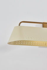 Rowan 21-Inch Picture Light by Troy Lighting, Patina Brass & Soft Sand Finish, Dimmable, 2 Bulb Design