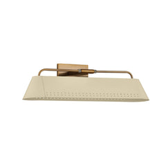 Rowan 21-Inch Picture Light by Troy Lighting, Patina Brass & Soft Sand Finish, Dimmable, 2 Bulb Design