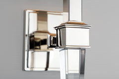 Ruskin Sconce 20.5" Height by Hudson Valley Lighting - Dimmable Silk Shade, Aged Brass & Polished Nickel