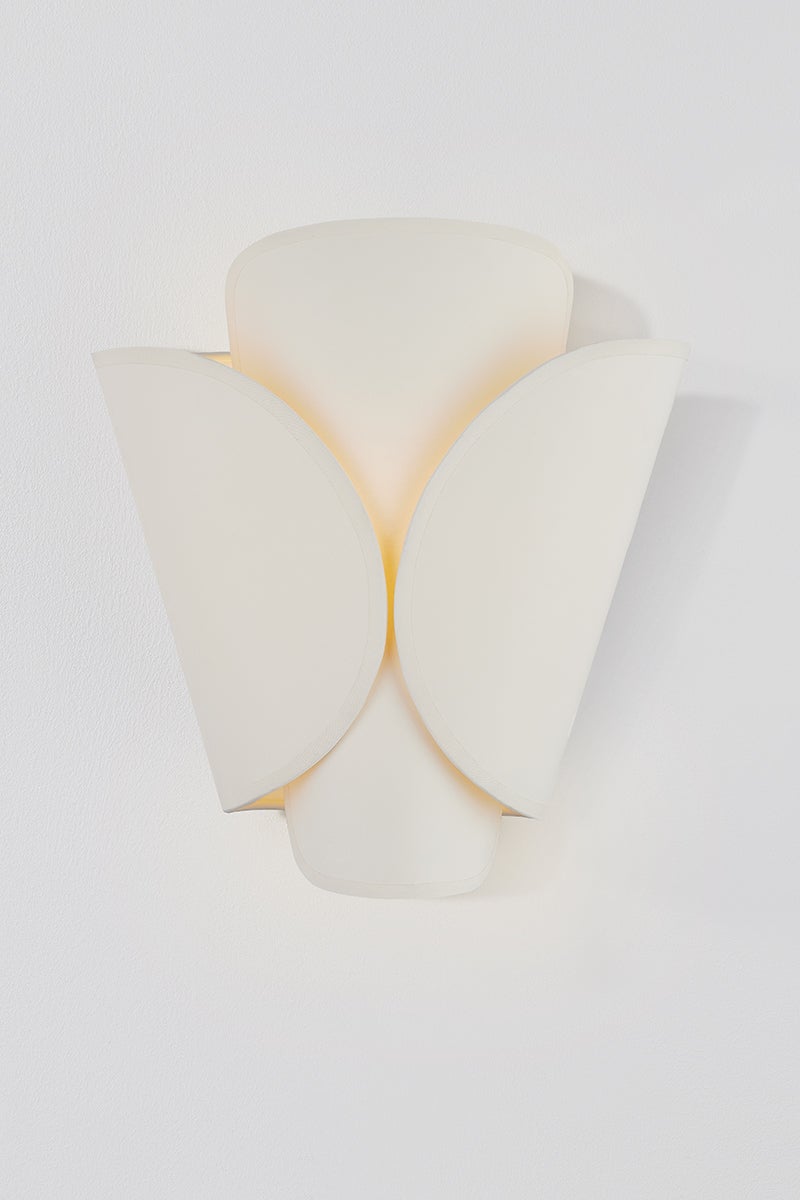 Savoie Sconce 9201 by Hudson Valley Lighting - Modern Wall Light in Aged Brass or Parchment