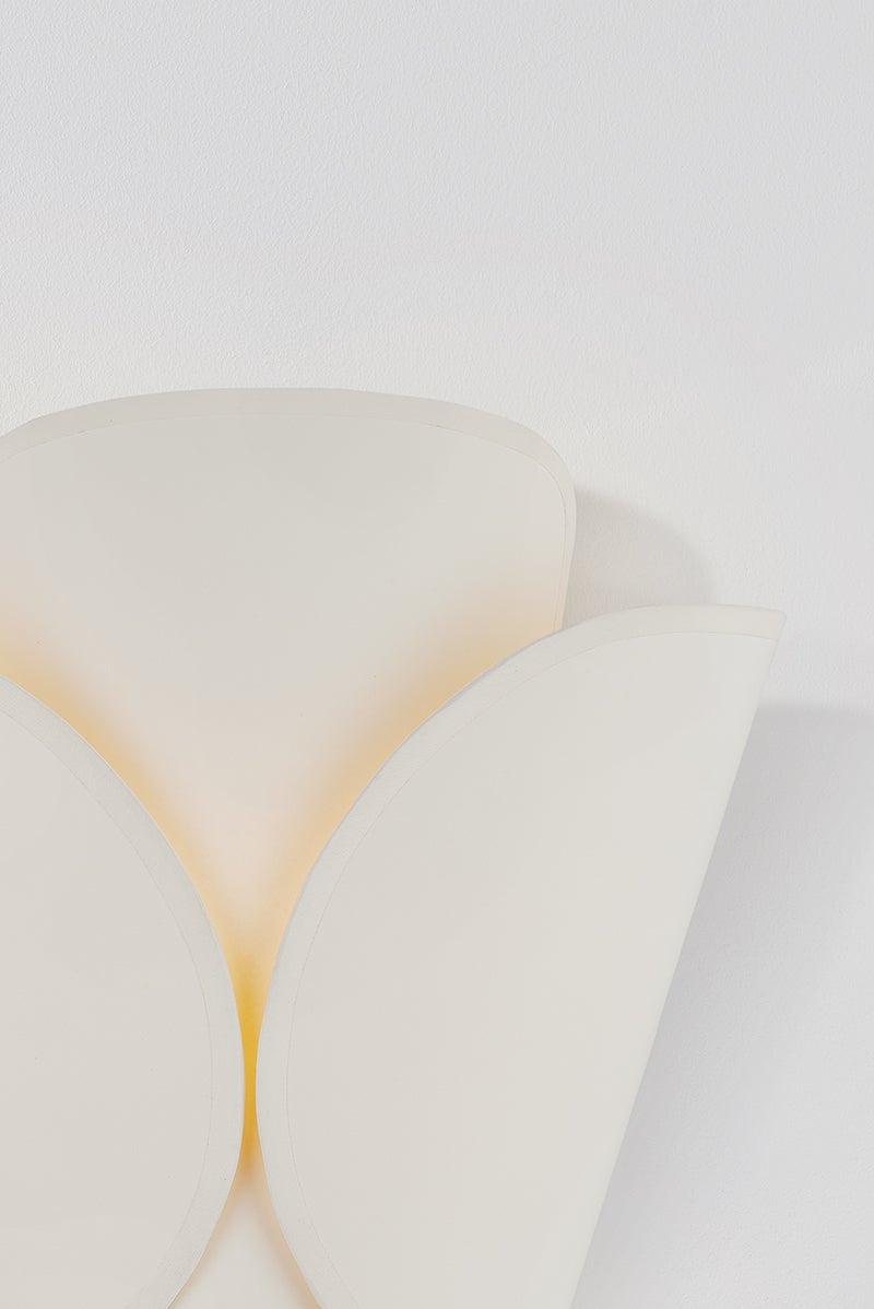 Savoie Sconce 9201 by Hudson Valley Lighting - Modern Wall Light in Aged Brass or Parchment