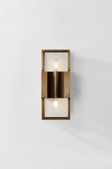 Santa Clara Outdoor Wall Sconce By Troy Lighting, Patina Brass Finish, Dimmable, 13.25"H x 5.5"W