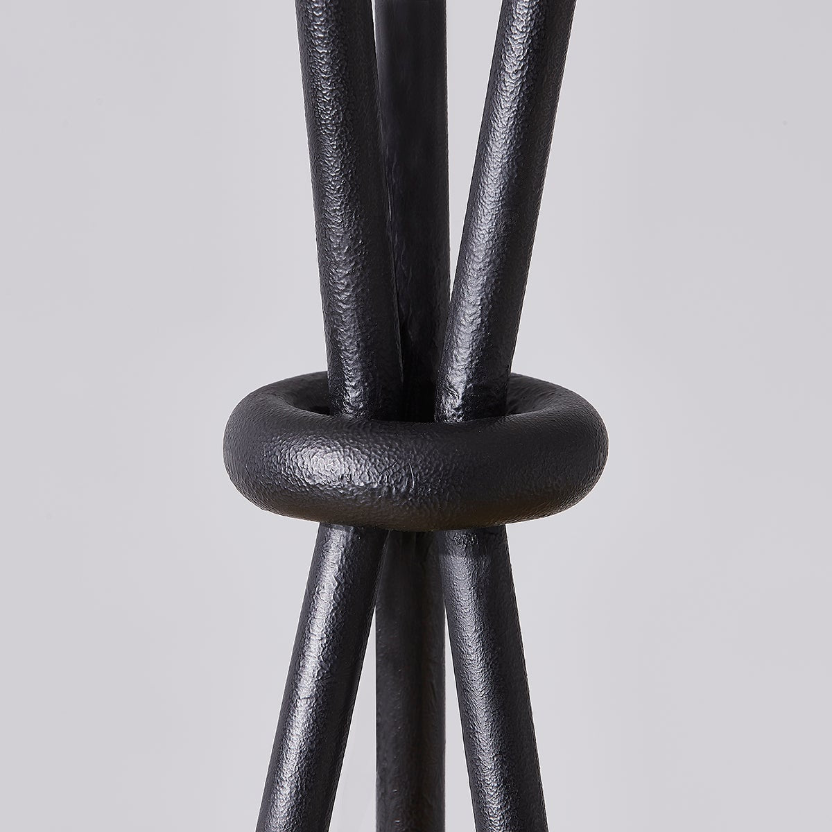 Santa Monica Floor Lamp 67.75" Tall, Dimmable Linen Shade, Forged Iron Tripod Base by Troy Lighting