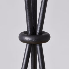 Santa Monica Floor Lamp 67.75" Tall, Dimmable Linen Shade, Forged Iron Tripod Base by Troy Lighting