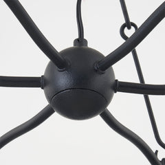 Sawyer Outdoor Chandelier with 6 Lights, Dimmable Functionality, ETL Wet Rated, 23.75" Height, by Troy Lighting