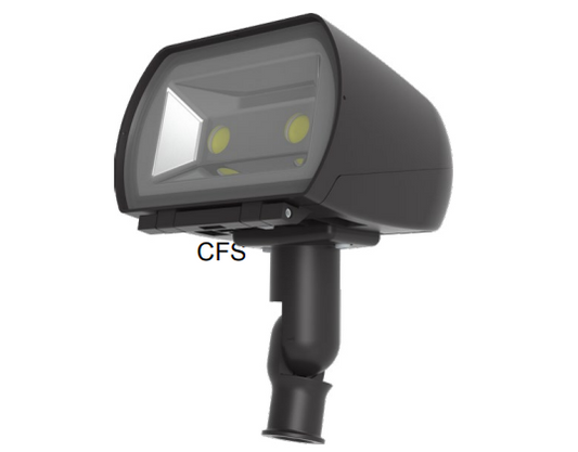 52W 4000K FLOOD BRONZE 1/2" KNUCKLE BOLT MOUNT