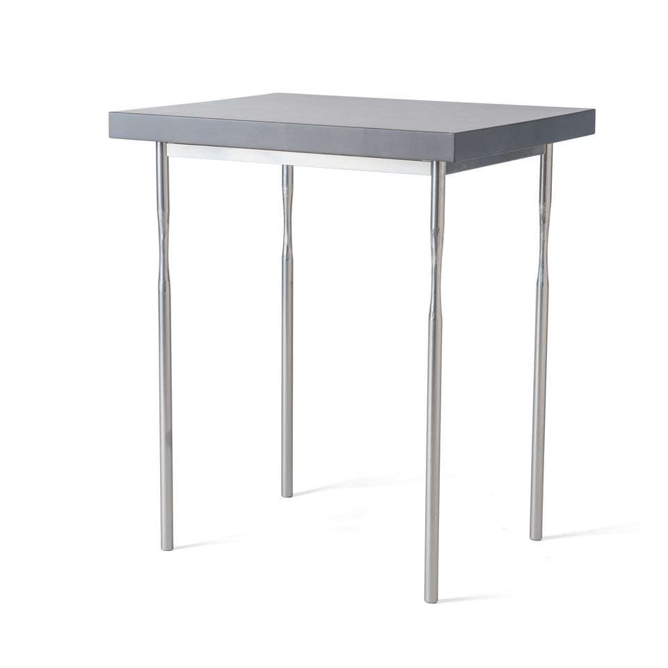 Senza Wood Top Side Table by Hubbardton Forge - Custom Finishes, Artisan Crafted Elegance