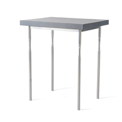 Senza Wood Top Side Table by Hubbardton Forge - Custom Finishes, Artisan Crafted Elegance