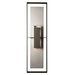Shadow Box Extra Tall 45" Outdoor Sconce by Hubbardton Forge - Dimmable, Durable Aluminum, 2 Light Positions