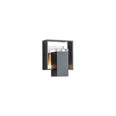 Hubbardton Forge 302601 Shadow Box Small Outdoor Sconce, Dimmable, Weather-Resistant, Modern Design