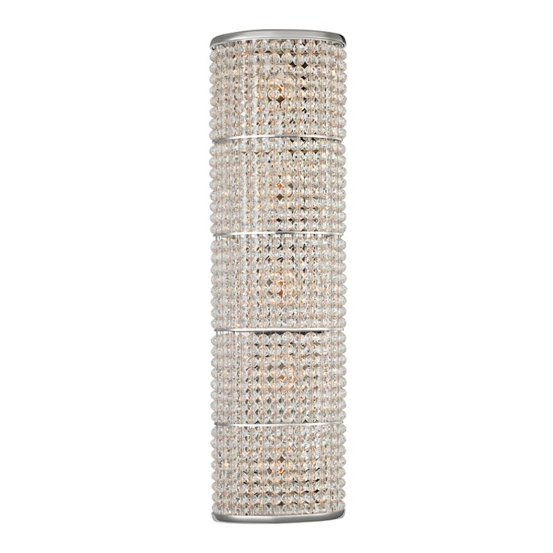Sherrill Wall Sconce 23.5" by Hudson Valley Lighting - Aged Brass, Polished Nickel, Dimmable, UL Damp Rated