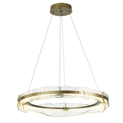 Solstice LED Pendant Light by Hubbardton Forge - Handcrafted Art Glass, 1350 Lumens, Eco-Friendly Design