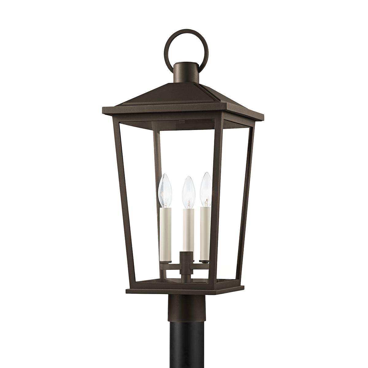Soren Outdoor Post Light by Troy Lighting, Durable EPM Construction, Textured Black & Bronze Finish