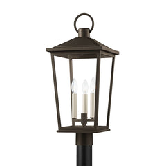 Soren Outdoor Post Light by Troy Lighting, Durable EPM Construction, Textured Black & Bronze Finish