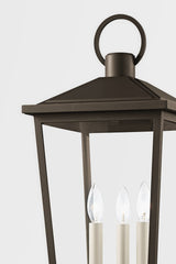 Soren Outdoor Post Light by Troy Lighting, Durable EPM Construction, Textured Black & Bronze Finish
