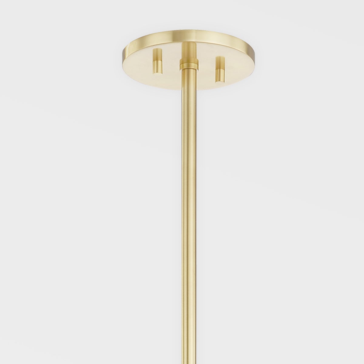 Mitzi Stella 6-Light Chandelier with Dimmable Lighting and Adjustable Height, Aged Brass Finish