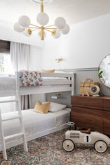 Mitzi Stella 8-Light Chandelier with Opal Glass Shades in Aged Brass and Old Bronze Finish