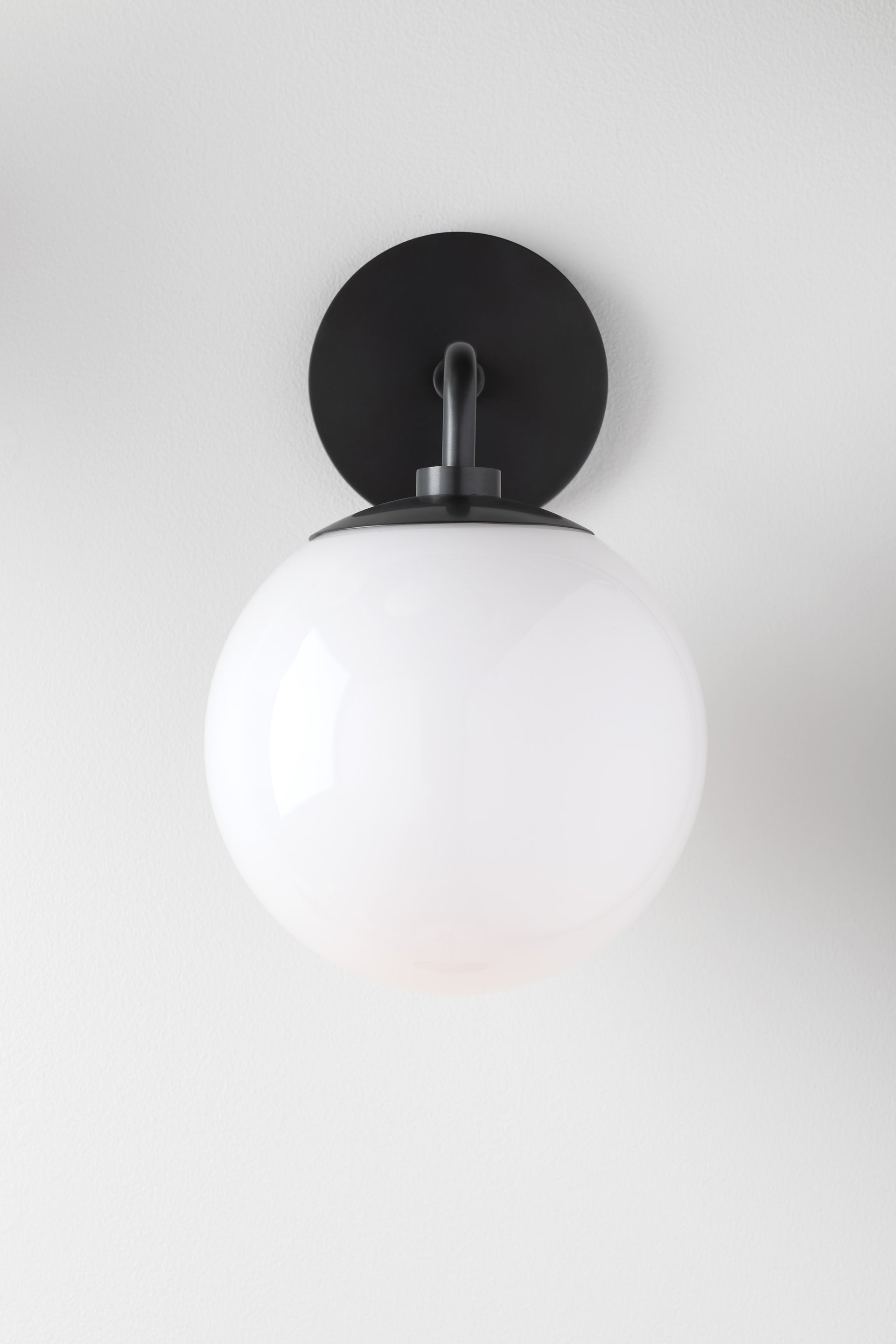 Mitzi Stella Sconce 11.5" Modern Flying Saucer Design Wall Light With Dimmable Feature and Opal Glass Shade