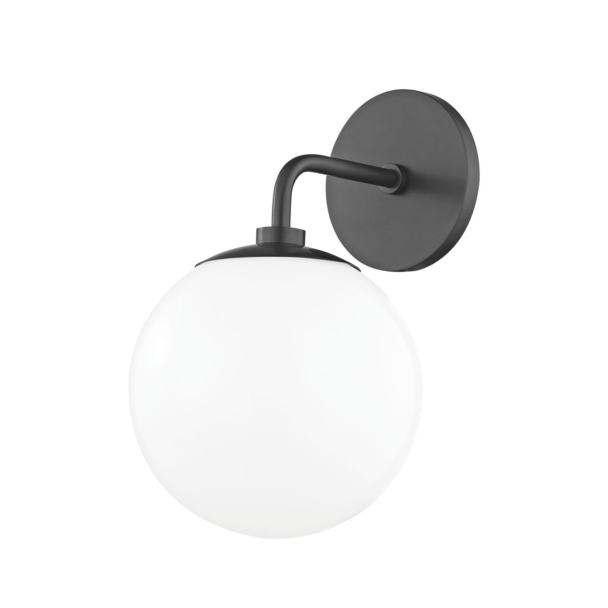 Mitzi Stella Sconce 11.5" Modern Flying Saucer Design Wall Light With Dimmable Feature and Opal Glass Shade