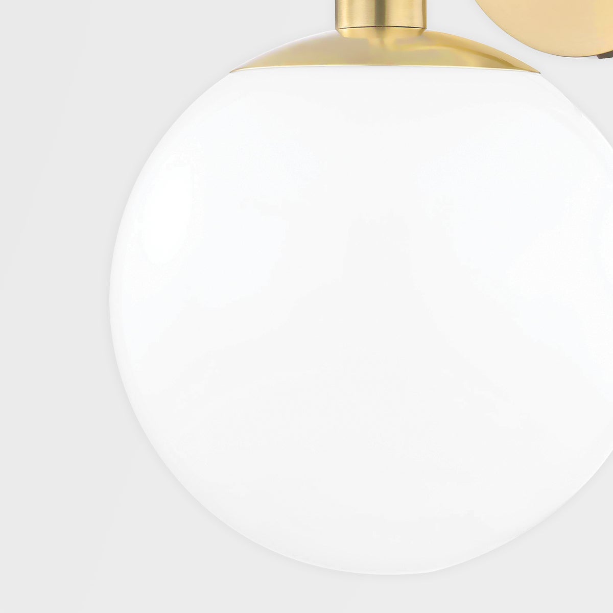 Mitzi Stella Sconce 11.5" Modern Flying Saucer Design Wall Light With Dimmable Feature and Opal Glass Shade