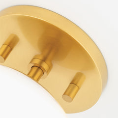 Mitzi H105601 Stella Semi-Flush Ceiling Light, Dimmable Opal Glass Fixture in Multiple Finishes