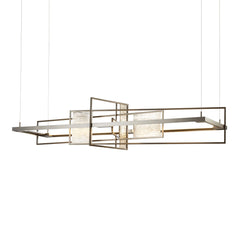Summer LED Pendant Light by Hubbardton Forge, 48W Energy Efficient, Dimmable, Adjustable Height, UL Damp Rated