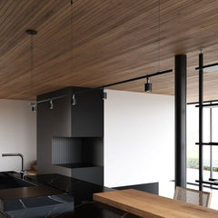 SONNEMAN 96-Inch 1-Tier Linear Pendant Light with Aimable Cylinders and Satin Black Finish