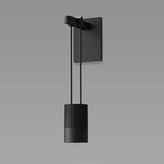 Sonneman Suspenders Mini Single Sconce 280 Lumens Dimmable 3000K LED in Satin Black Finish