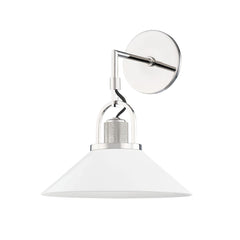 Syosset Sconce 14"H by Hudson Valley Lighting - Dimmable, UL Damp Rated, Aged Brass or Polished Nickel Finish