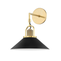 Syosset Sconce 14"H by Hudson Valley Lighting - Dimmable, UL Damp Rated, Aged Brass or Polished Nickel Finish