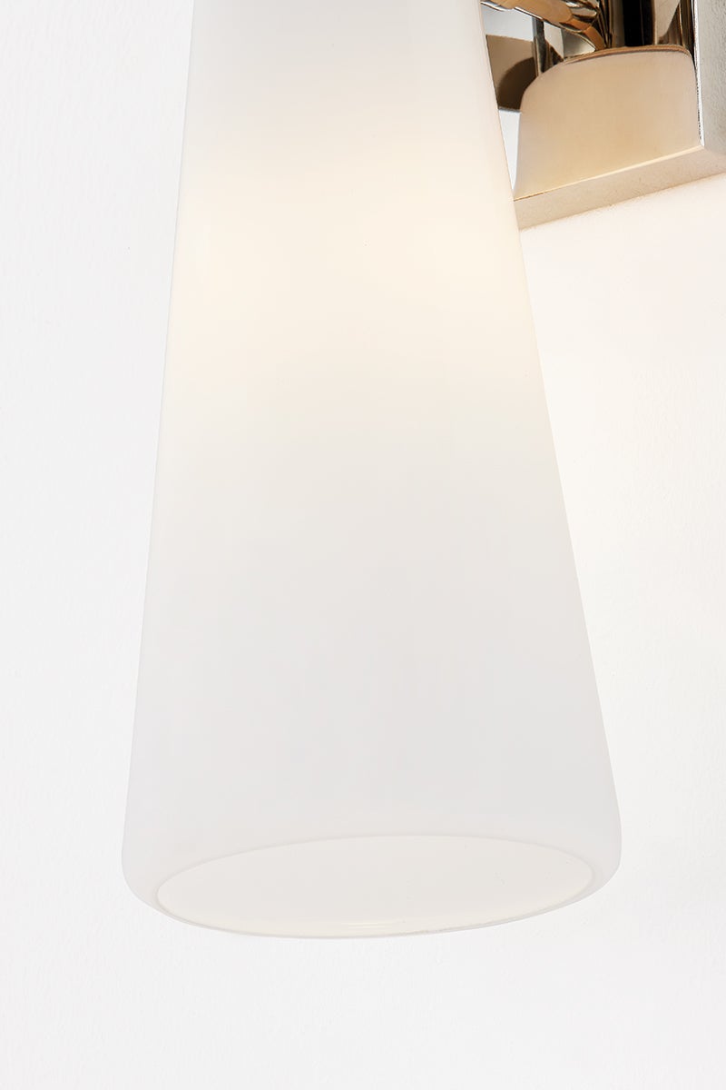 Trude Wall Sconce by Hudson Valley Lighting - Modern Elegance with Dimmable Opal Glass Shade, Aged Brass or Polished Nickel