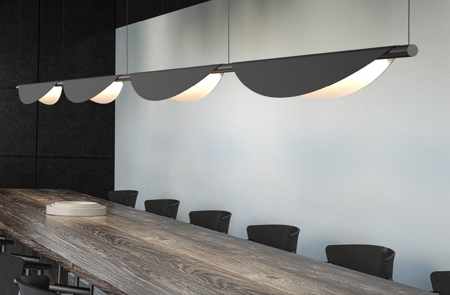SONNEMAN Tela Double LED Pendant Light, Dimmable, 4200 Lumens, 3000K, Multiple Finishes