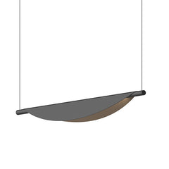 Tela Single LED Pendant by SONNEMAN, 2100 Lumen Dimmable Light, 15W Energy Efficient, 3 Elegant Finishes