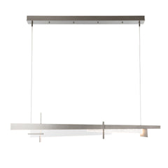 Hubbardton Forge Tenon LED Pendant Light, 25W Energy Efficient, 1150 Lumens, Dimmable, Glass Shade