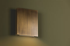 Thayne Wall Sconce by Troy Lighting, Patina Brass Finish, Dimmable LED, 125 Lumens