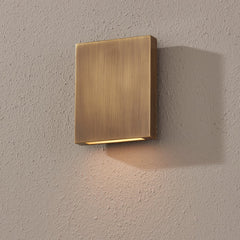 Thayne Wall Sconce by Troy Lighting, Patina Brass Finish, Dimmable LED, 125 Lumens