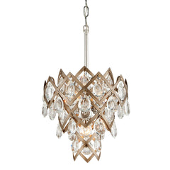 Tiara Pendant Light by Corbett Lighting, Adjustable 21.25"-97.5", Dimmable, Vienna Bronze Finish, UL Rated