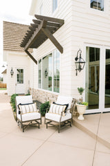 Townsend 39.5" Large Outdoor Wall Sconce by Troy Lighting, Textured Black Finish, Dimmable, 3-Light Fixture