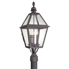 Townsend Outdoor Post Light 27" Tall, Dimmable, Modern Textured Black Finish, UL Wet Rated by Troy Lighting
